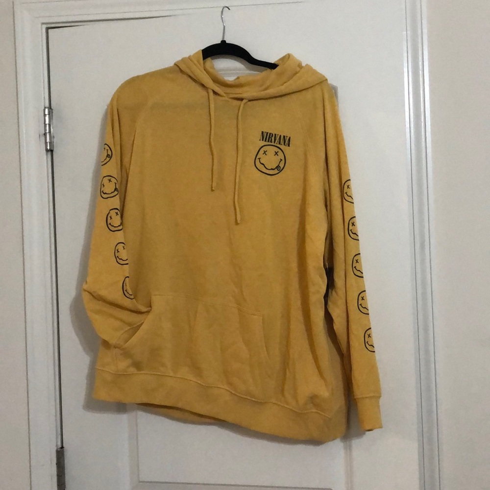 Yellow Nirvana Hoodie. Torrid size 2 (18/20) Women’s NWT
